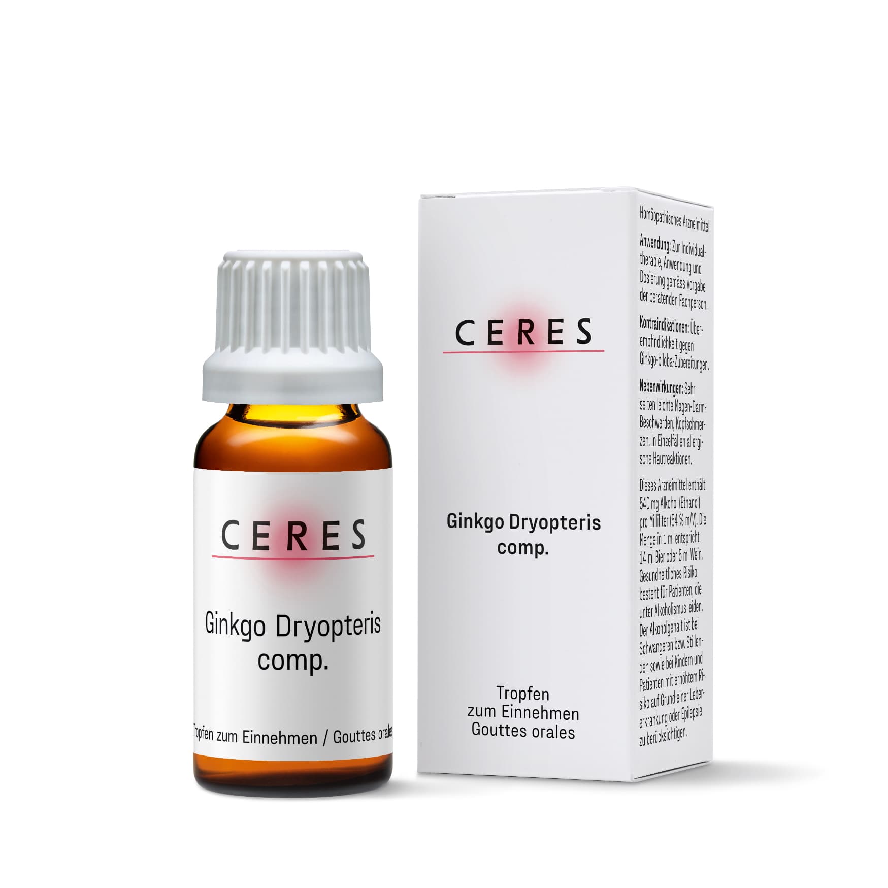 Ginkgo Dryopteris comp. Packshot