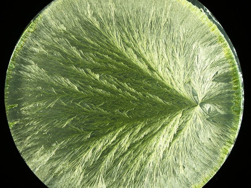 Kupferchlorid-Kristallisation bei Ceres